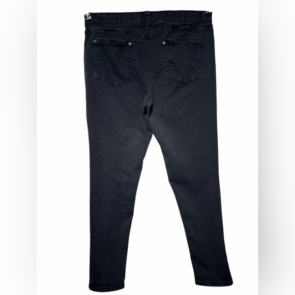 Wit & Wisdom Black Skinny Jeans Size 16 High Rise Stretch Denim - Picture 3 of 7